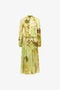 RC Long dress Plumage print RC Long dress Plumage print Light green SWT117-6DL71