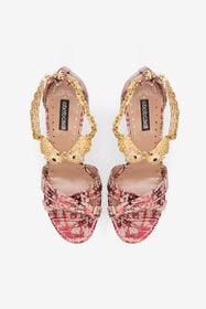 RC Roar Burgundy Laminated Leather Sandal RED SKS132-PG012