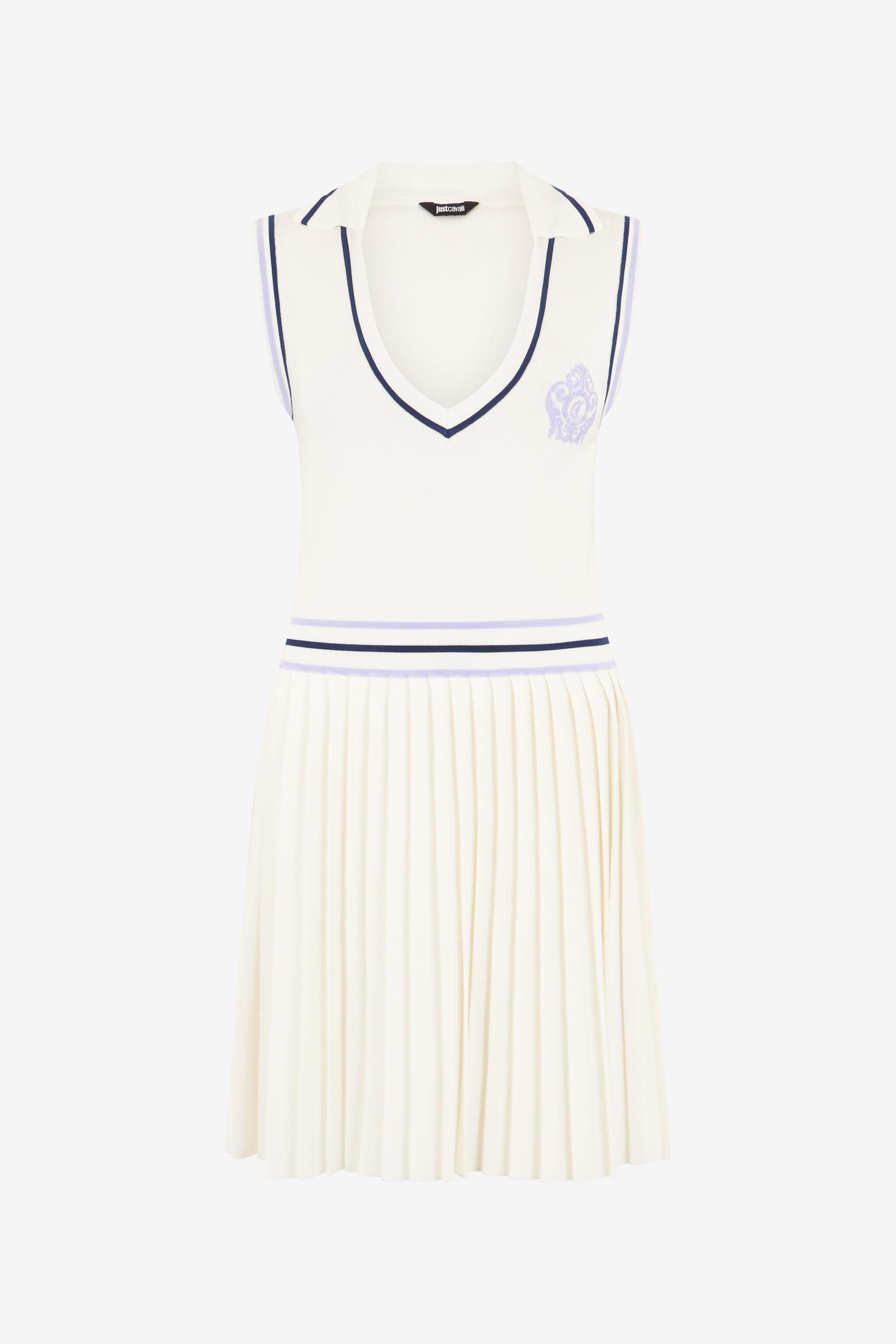 JC White Knit Sports Dress JC White Knit Sports Dress WHITE WFT290-WF688