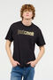 JC T-Shirt With Front Logo Print JC T-Shirt With Front Logo Print Black UFT067-UF087