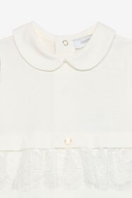 JU Romper Suit And Headband Set White UJT821-JD001