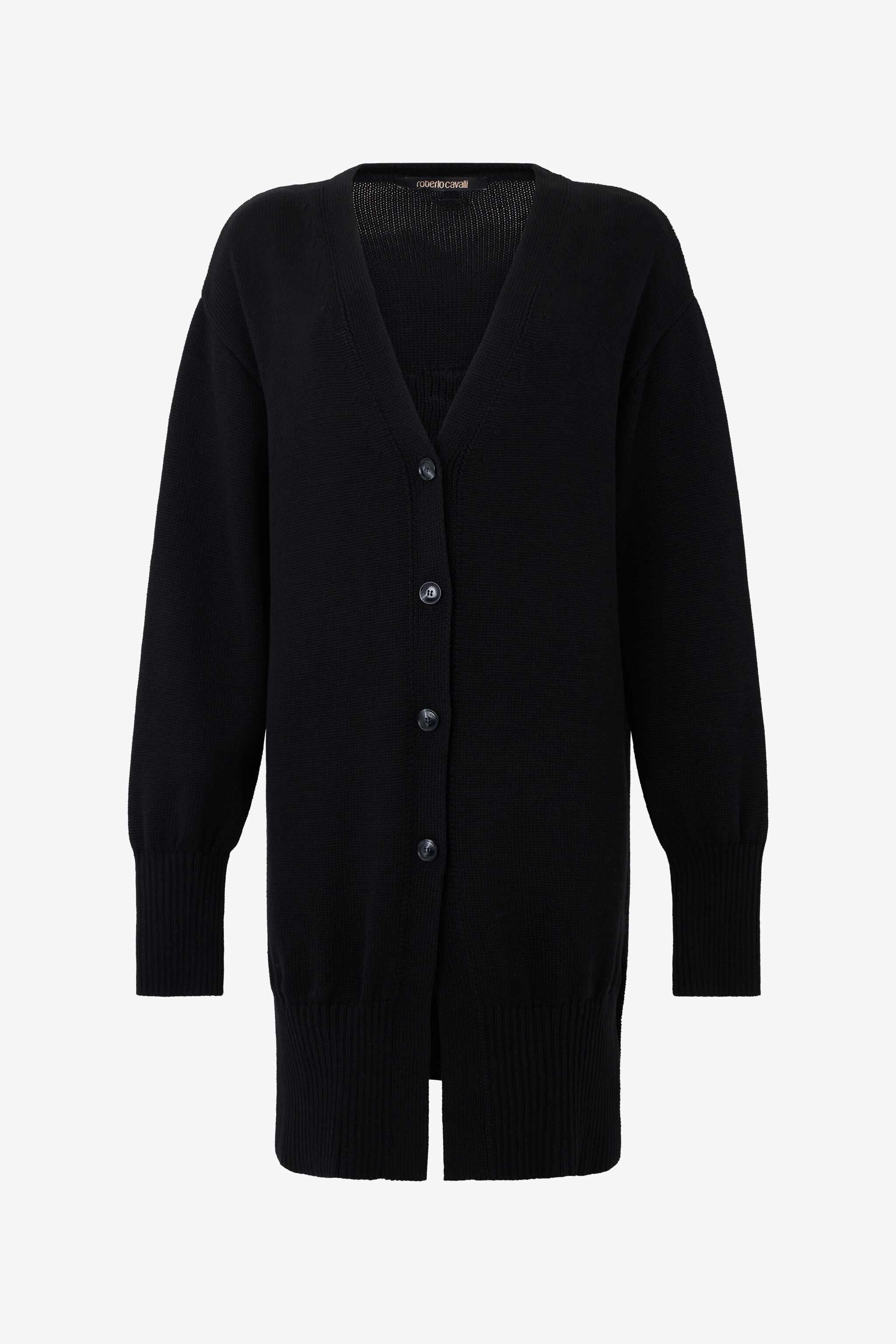 RC Black Long Cardigan With Button RC Black Long Cardigan With Button BLACK TOM90A-MG008