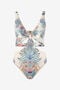 JC Tropical Garden Print One-Piece Swimsuit JC Tropical Garden Print One-Piece Swimsuit 217 AZZURRO + 582 AR WFM034-WF753