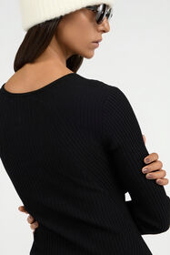 JC Mini Abito Nero Con Cut-Out BLACK VFT254-VF401