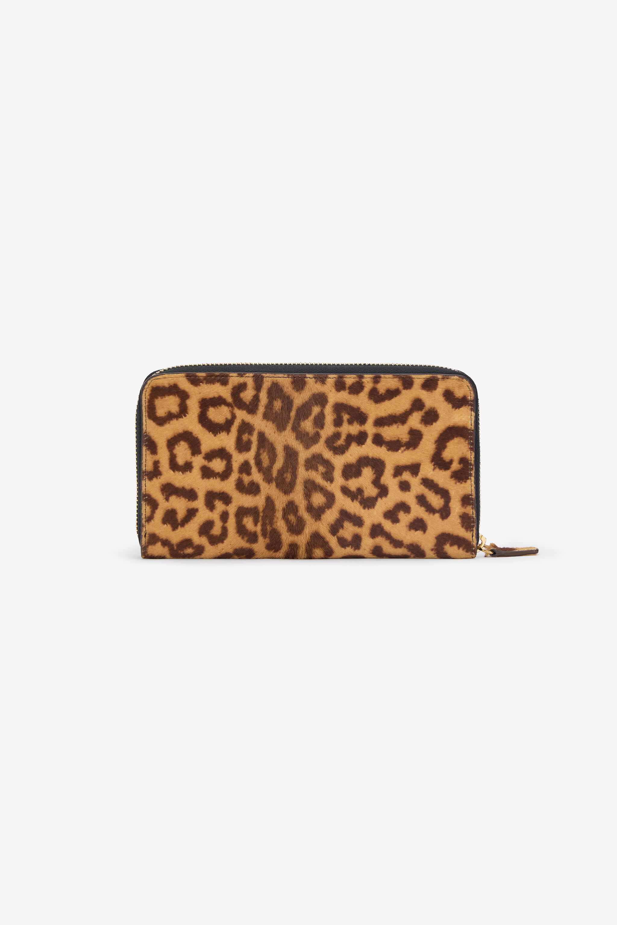 RC Jaguar Skin Print Zip-Around Wallet NATURALE SKA001-ZV012