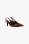 RC Slingback Pumps mit Leopardenmuster RC Slingback Pumps mit Leopardenmuster Braun TKS043-PZA92
