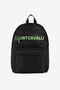 JC Just Cavalli Logo-Print Backpack JC Just Cavalli Logo-Print Backpack BLACK & GREEN Q62334-Q1237