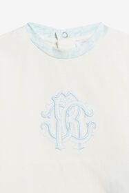 JU Kit Enfant Monogram RC Blanc et Bleu Clair BABY BLUE WJT809-JFR11