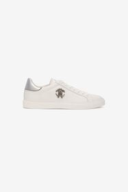 RC White Sneaker with Monogram RC WHITE/ANTIQUE NIKEL SOS00B-PZB23