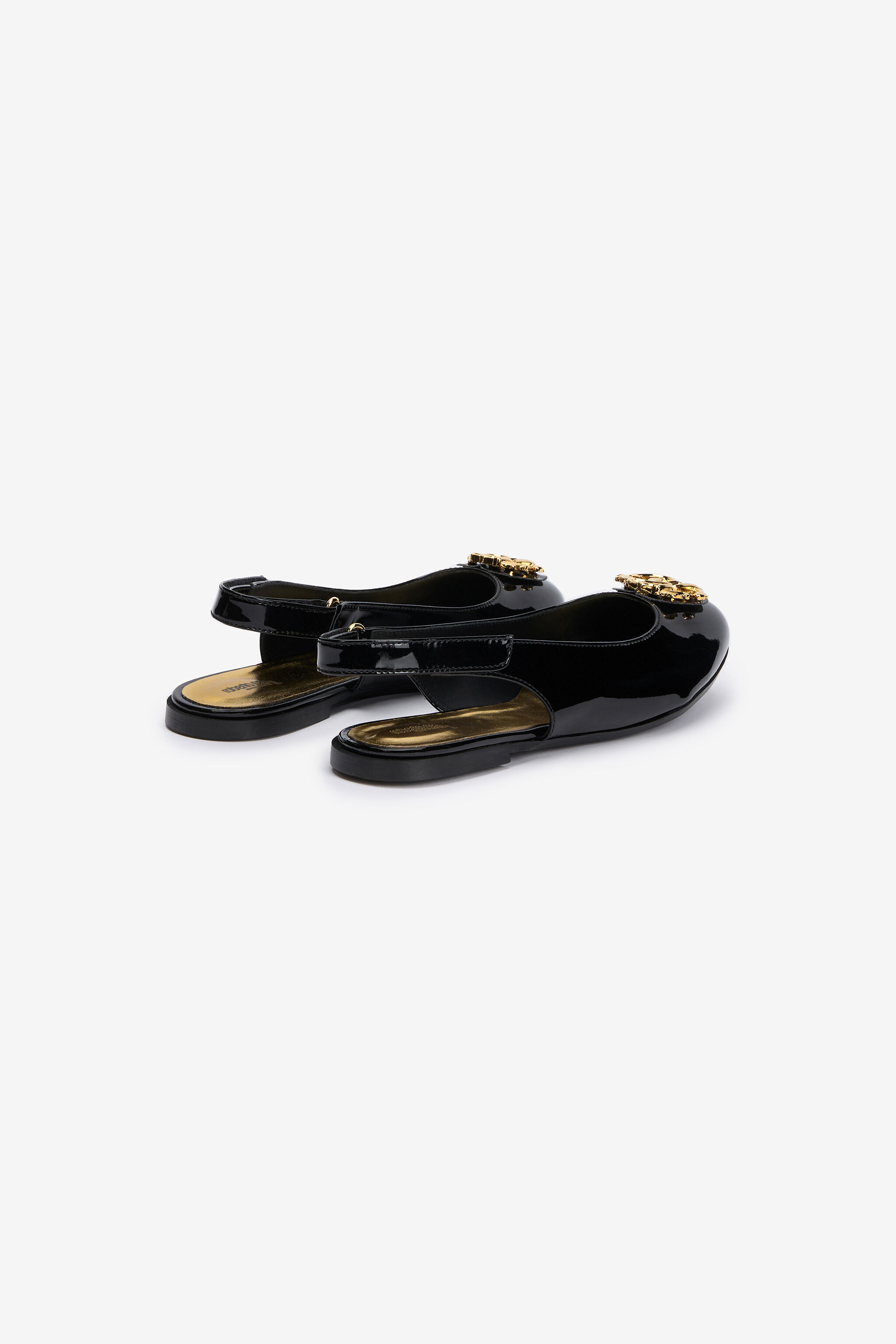 RC Slingbacks Negros con Monograma RC RC Slingbacks Negros con Monograma RC BLACK QOS01C-PZO19