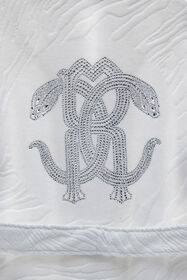HO Accappatoio in spugna linea Crystal Snakes Bianco RALM39-IM039
