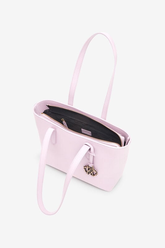 RC Medium leather shopper with RC charm RC Medium leather shopper with RC charm Pink OOB00E-PZA12