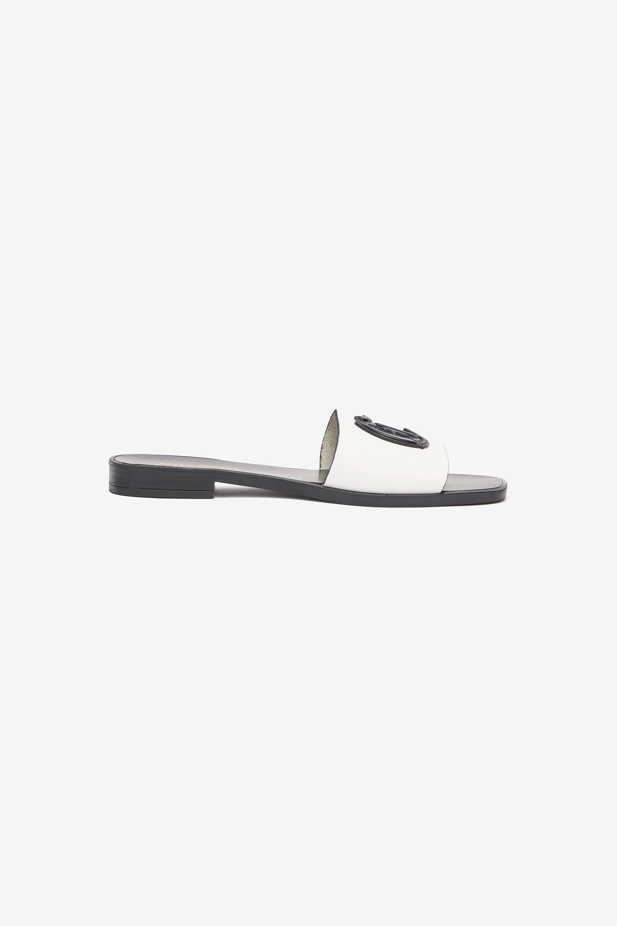 JC Sliders With JC Monogram White UFS071-UF393