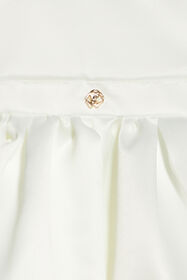 JU Dress With Frayed Hems White UJT100-RN012