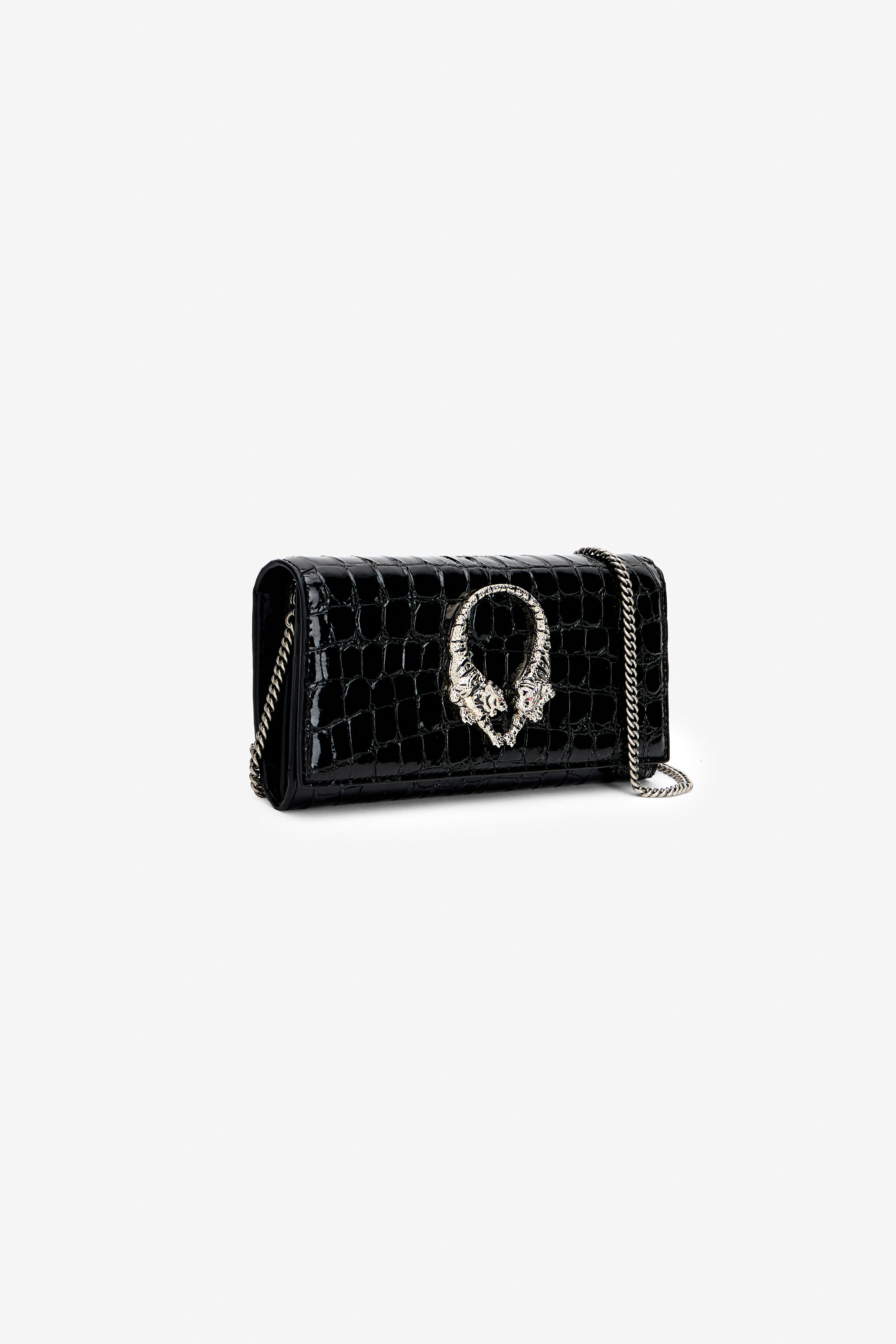 RC Portefeuille Roar En Cuir Avec Chaîne RC Portefeuille Roar En Cuir Avec Chaîne BLACK WKA007-PZE04
