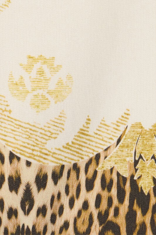 JU Leopard Print Dress JU Leopard Print Dress MILKY WHITE VJT10A-CF050