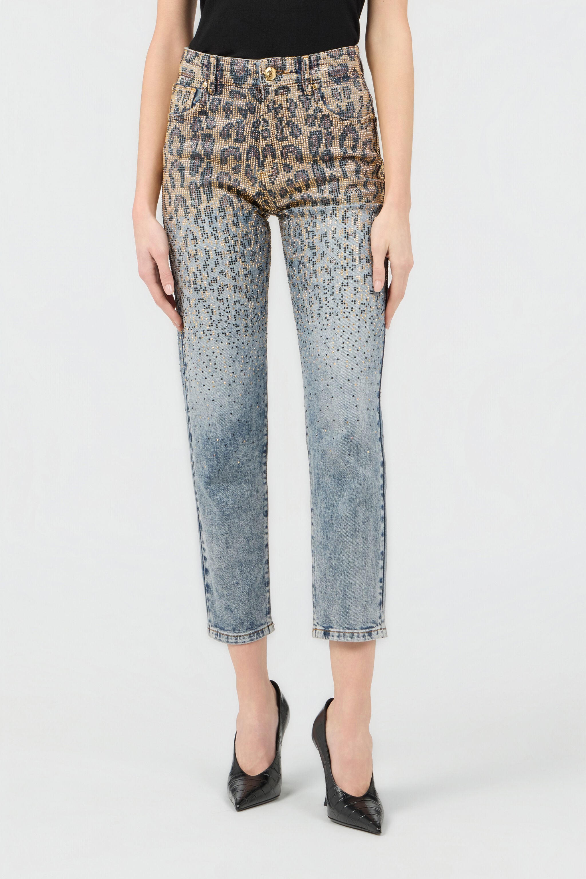 RC Denim-Jeans mit Strass im Farbverlauf RC Denim-Jeans mit Strass im Farbverlauf DENIM SOJ20L-DL020
