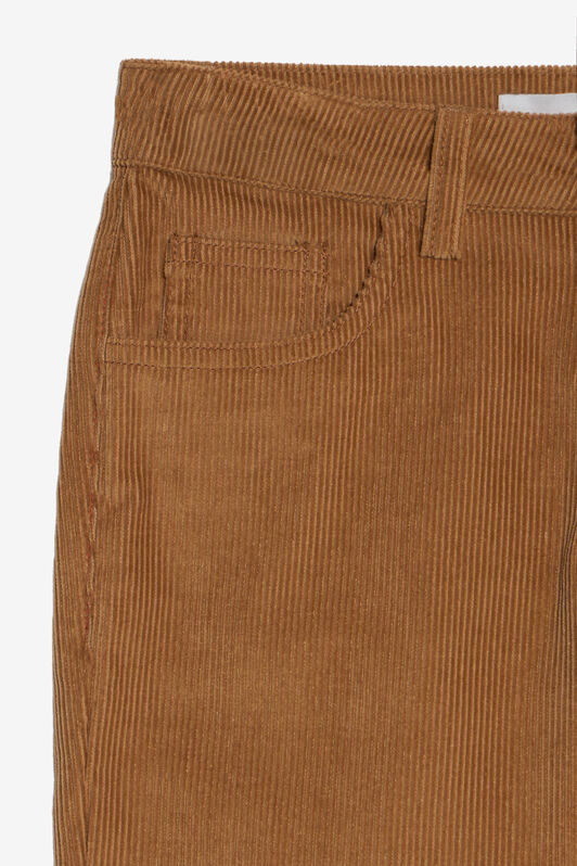 JU Corduroy Trousers with Monogram RC JU Corduroy Trousers with Monogram RC BEIGE HAZELNUT VJT20K-VL006