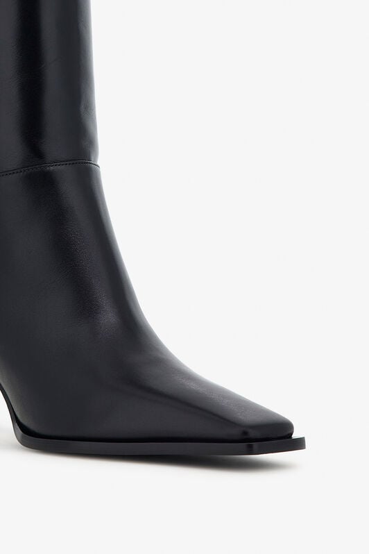 RC Leather knee-high boots RC Leather knee-high boots Black TKS022-PZ200