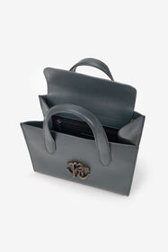 RC Slate Grey Shoulder Bag With RC Monogram ANTHRACITE TOB00A-PZC11