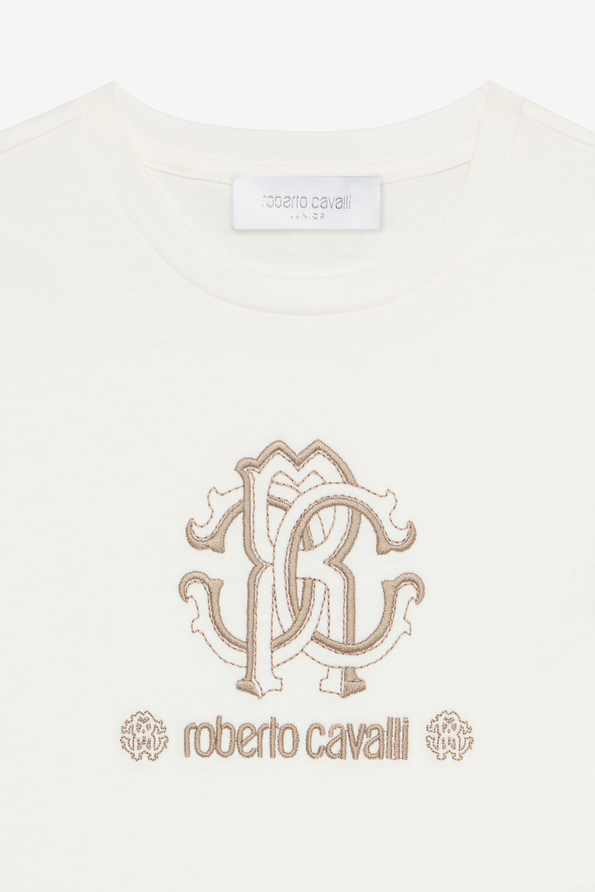 JU T-Shirt Con Monogram RC E Logo JU T-Shirt Con Monogram RC E Logo Bianco UJT60M-JD001