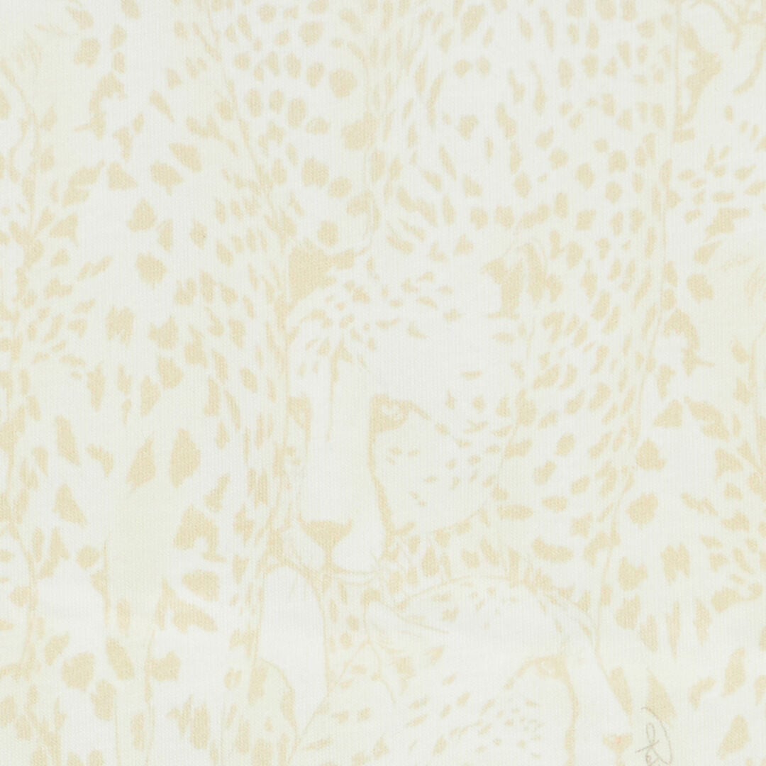 JU Blanket With Cheetah Print JU Blanket With Cheetah Print Ivory UJT802-JD001