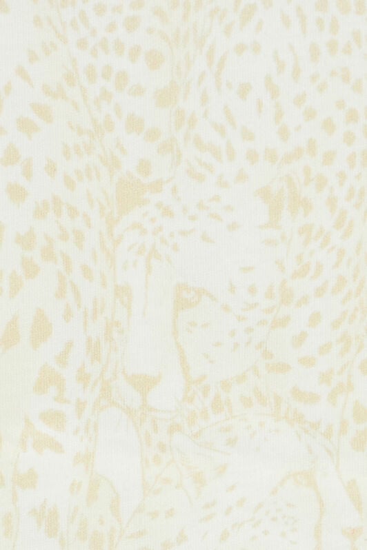 JU Blanket With Cheetah Print JU Blanket With Cheetah Print Ivory UJT802-JD001