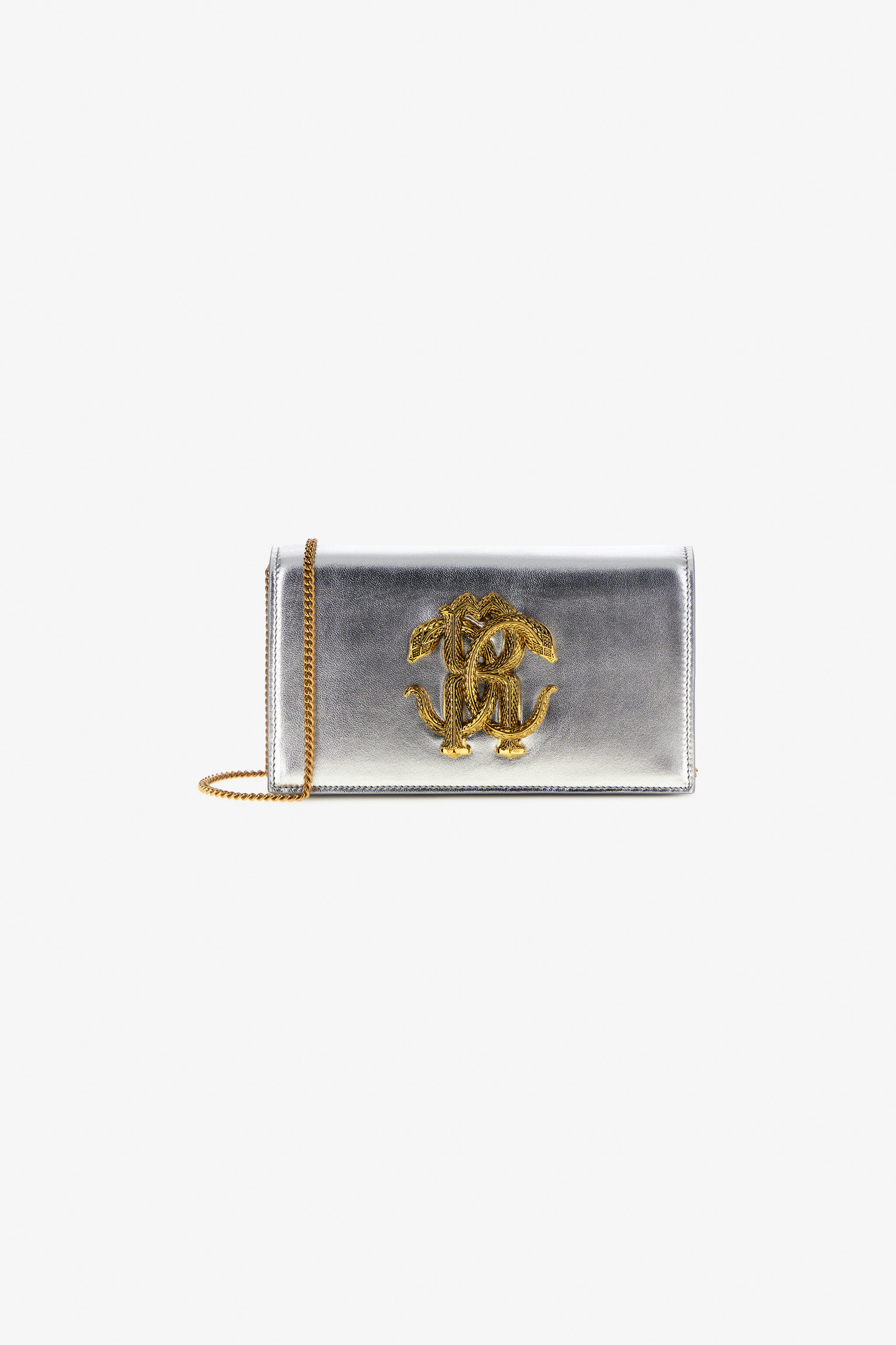 RC Shoulder bag with Monogram Mirror Snake RC Shoulder bag with Monogram Mirror Snake Silver SKB112-PN199