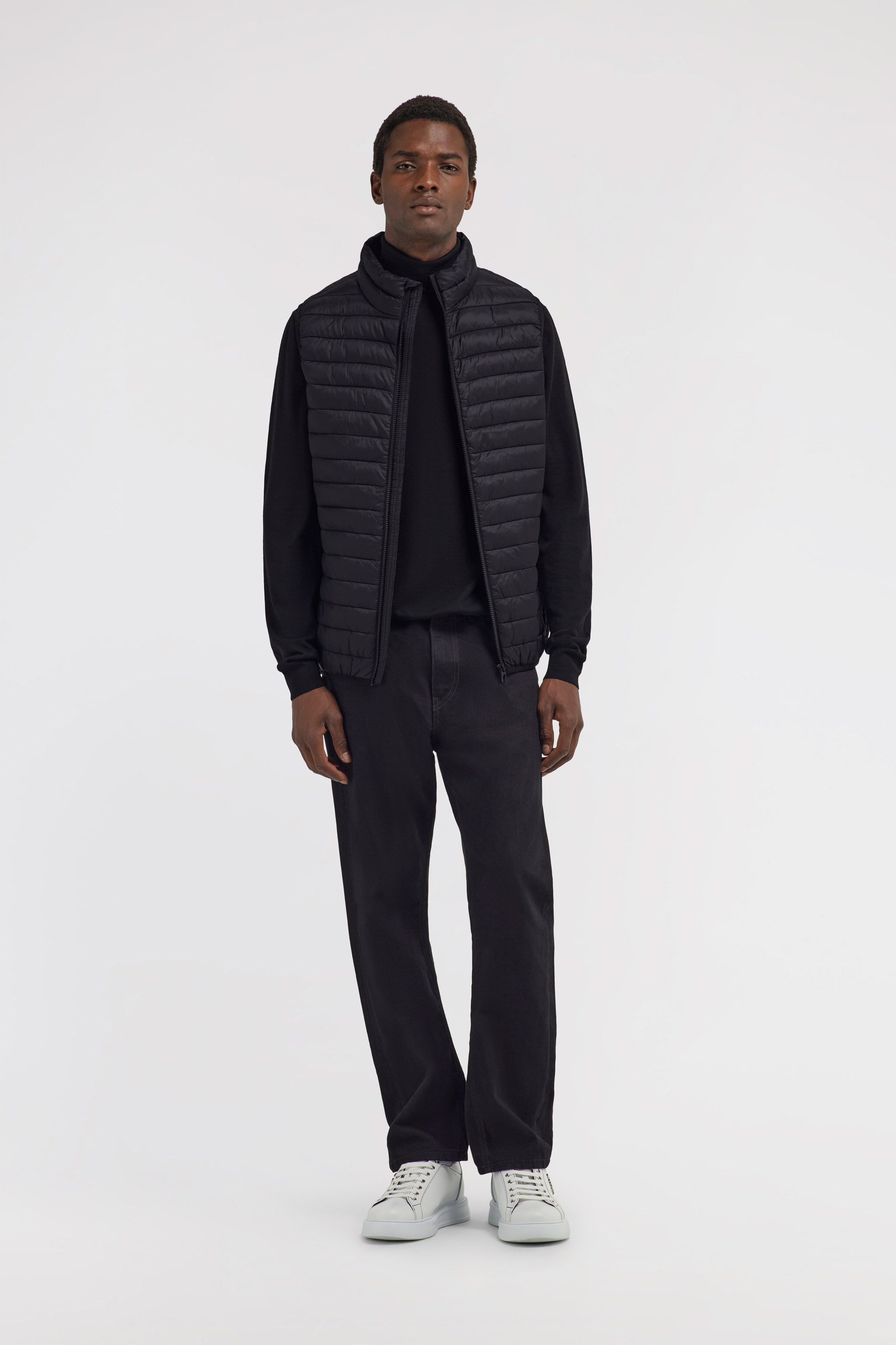 RC Lightweight Puffer Vest Black OOT41A-SB001