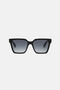 RC Lunettes de soleil féminines à monture large SHINY BLACK VALD07-ID245
