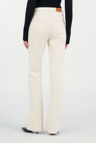 RC Cotton Denim Bootcut Trousers WHITE/GOLD WKJ221-VT004