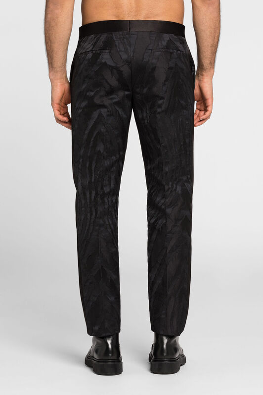 RC Freedom-Jacquard Tuxedo Trousers RC Freedom-Jacquard Tuxedo Trousers Black ORT215-TJ031
