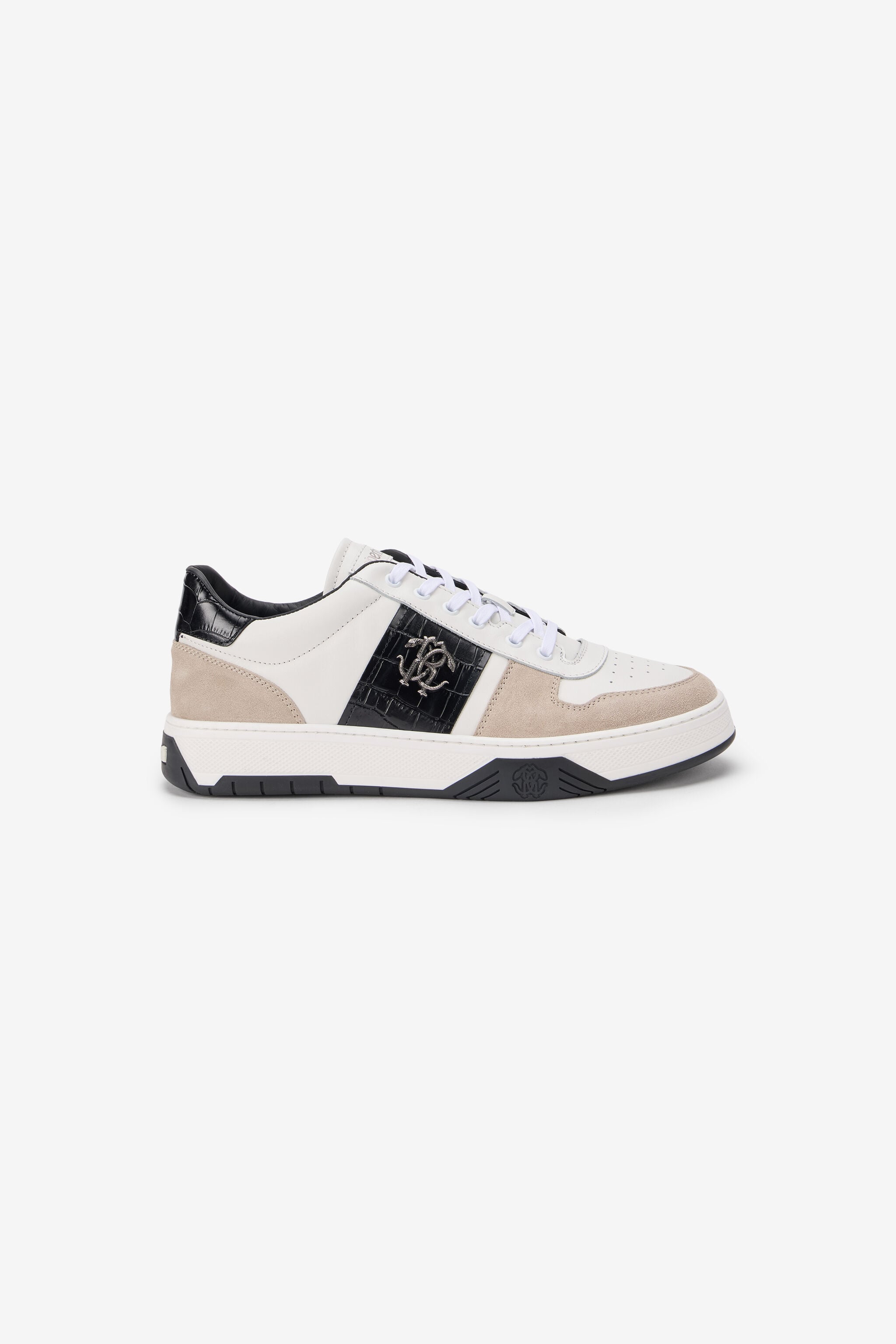RC White Sneakers With Croc-Effect Panel RC White Sneakers With Croc-Effect Panel WHITE TOS00G-PZC15