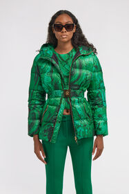 RC Plumífero Estampado Malachite Verde TKT804-SRN06