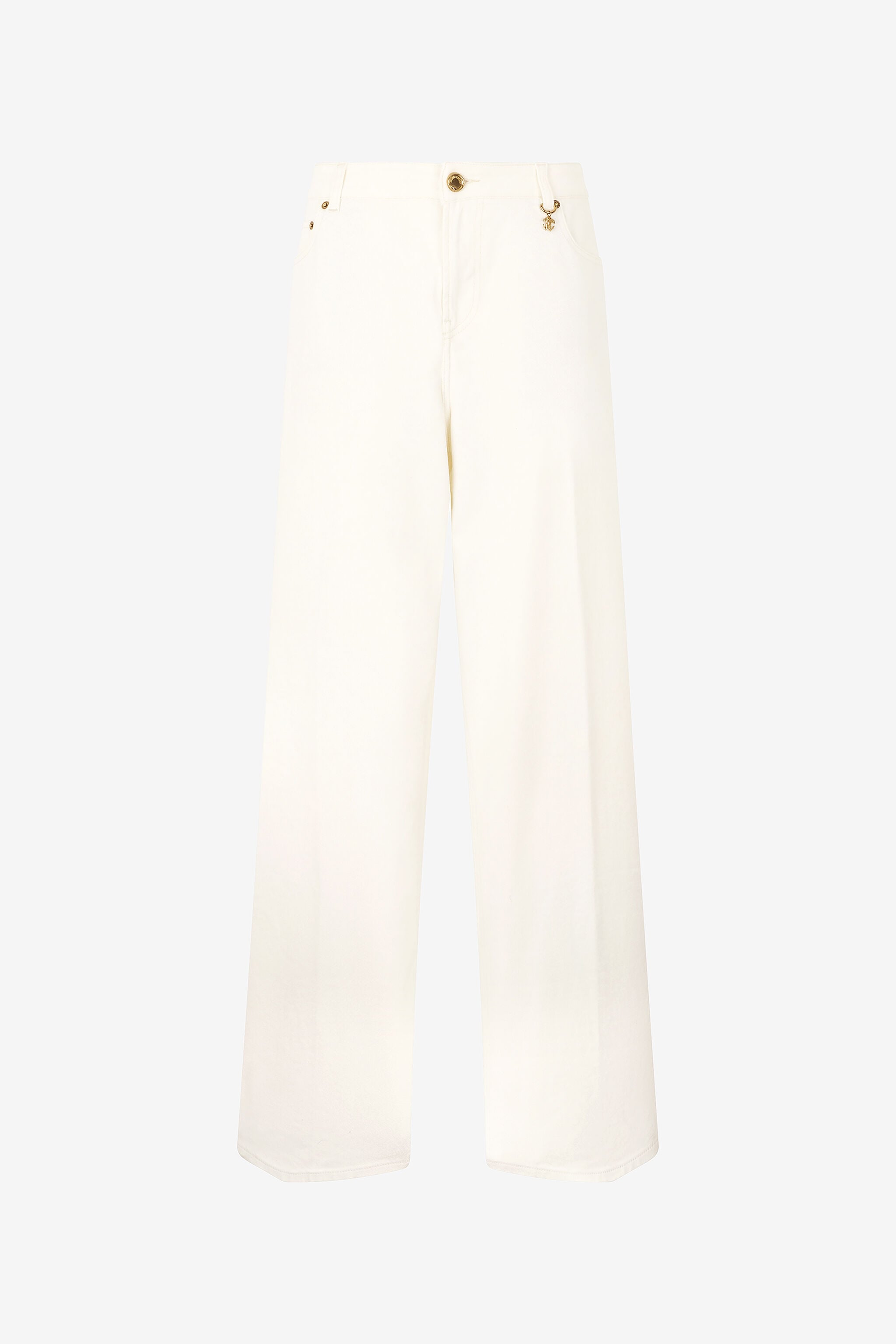 RC Python-Print Palazzo Pants RC Python-Print Palazzo Pants White UKJ207-KGN53