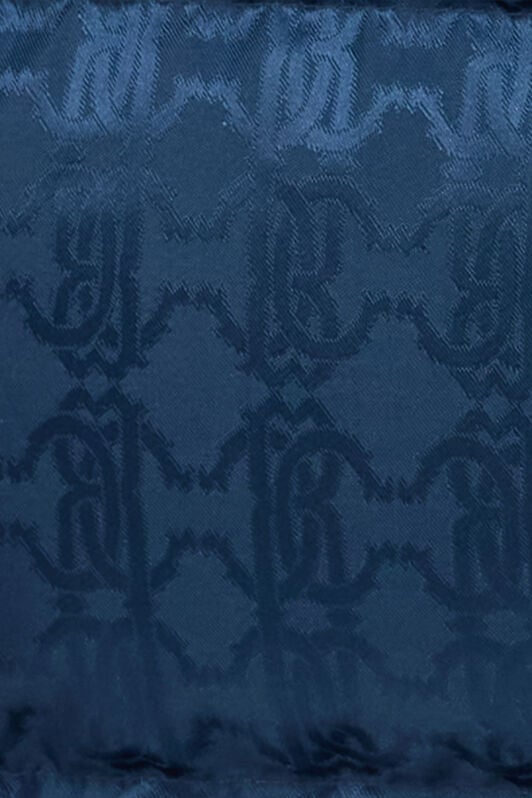 RC Blue Down Jacket with RC Monogram All Over RC Blue Down Jacket with RC Monogram All Over BLUE ROT80E-DJ005
