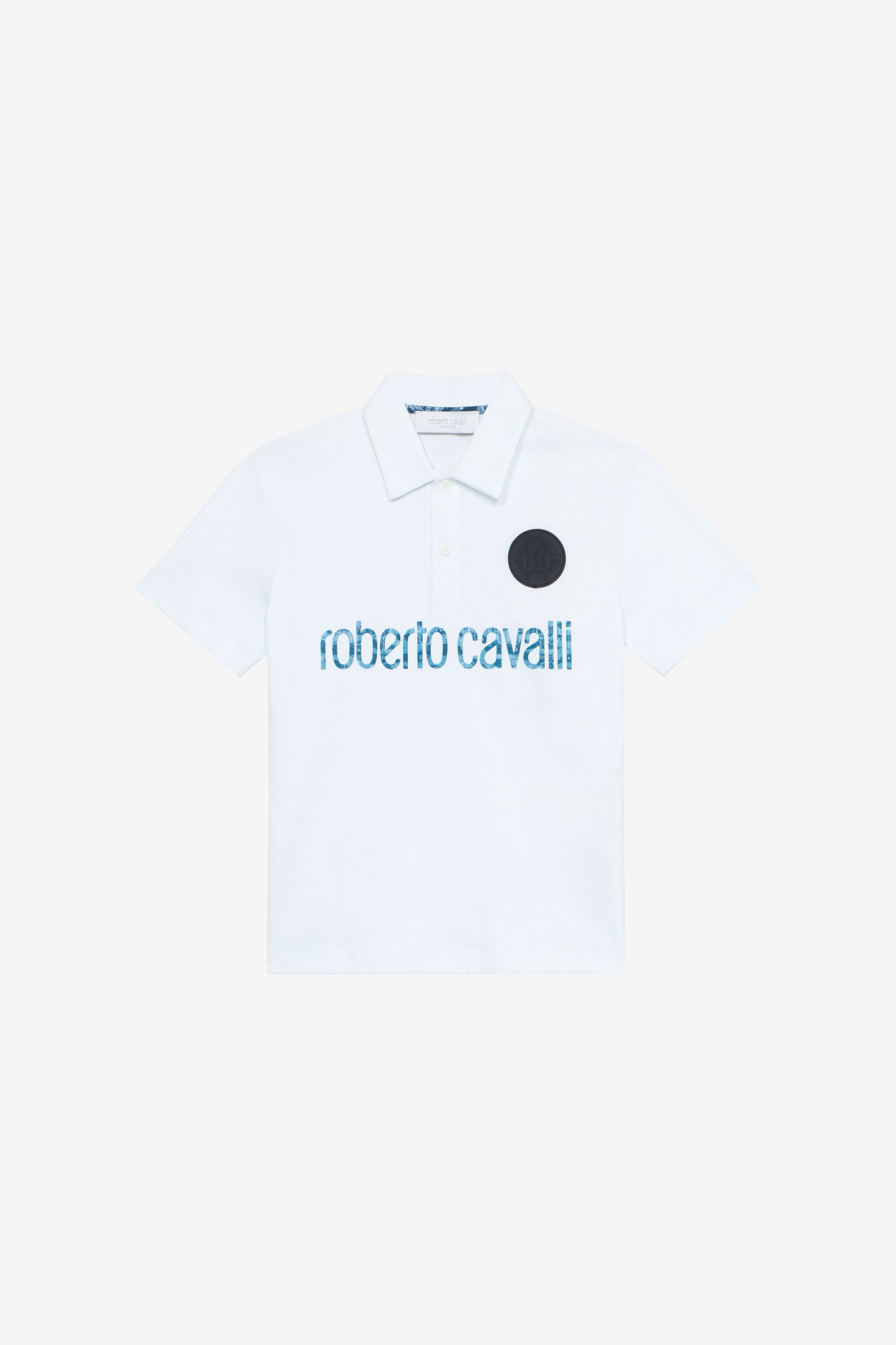 JU Polo-Shirt With Lettering And Patch JU Polo-Shirt With Lettering And Patch White UJT64C-JD001