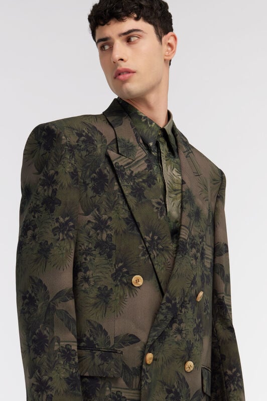RC Blazer with Hawaii Green print RC Blazer with Hawaii Green print Dark green SRT430-3NI84