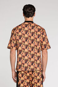 RC Graphic-Print Cotton T-Shirt Brown RRT62I-3PH24