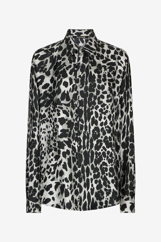 RC Jaguar Skin print shirt BLACK/WHITE OOT70A-2NO63