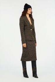 JC Giacca Blazer Stampa Leopard BRUNETTE VFT300-VF450