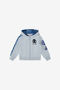 JU Blue Leopard Hoodie Light blue SJT911-CF050