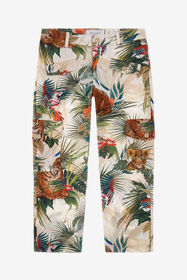 JU Pantalon à imprimé Jungle Skin Vert SJT251-7MI96