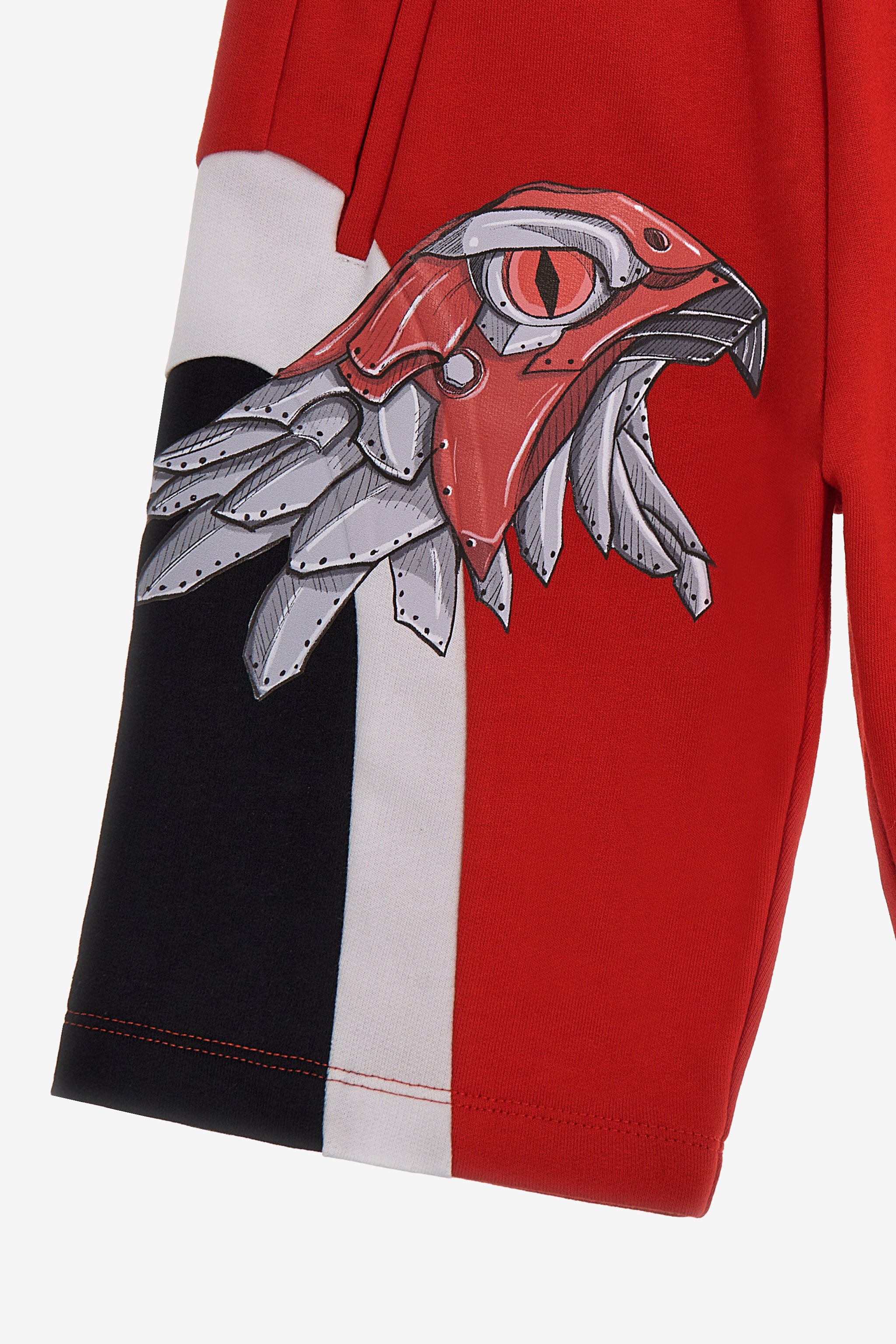 JU Bold Eagle Shorts JU Bold Eagle Shorts Red SJT235-CF050