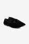 RC Mirror Snake-Embroidered Velvet Loafers RC Mirror Snake-Embroidered Velvet Loafers Black PKS001-PZA95