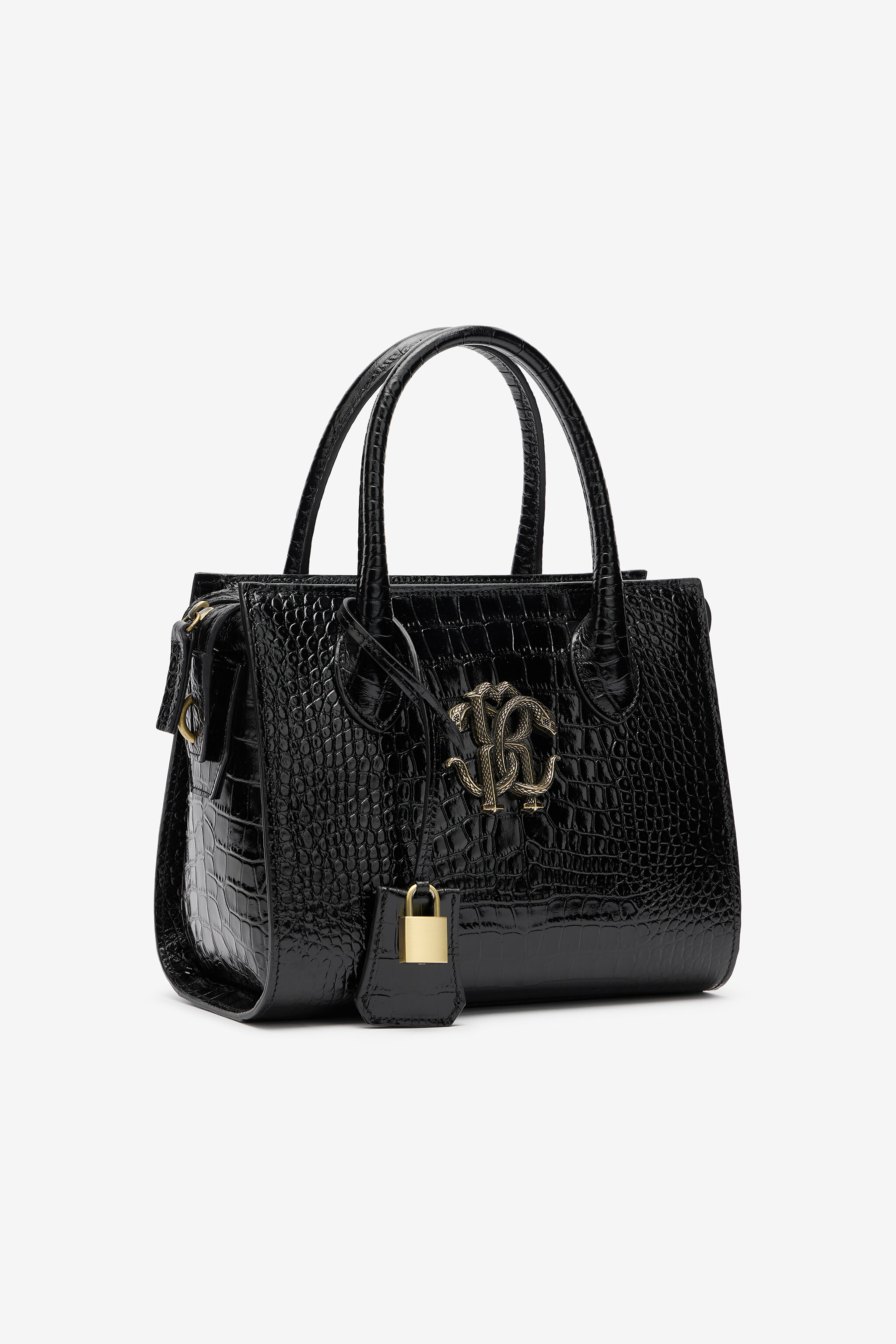 RC Sac à Main Noir avec Monogram RC BLACK QOB00D-PZO32