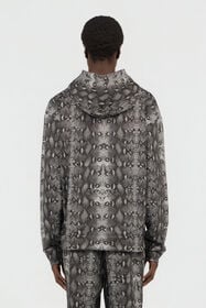 RC Python Print Hoodie Sweatshirt PYTHON DARK GREY SOT66J-CF063