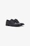 RC Black Laced-Up Shoes with Snake Detail Black SRS013-PZA84