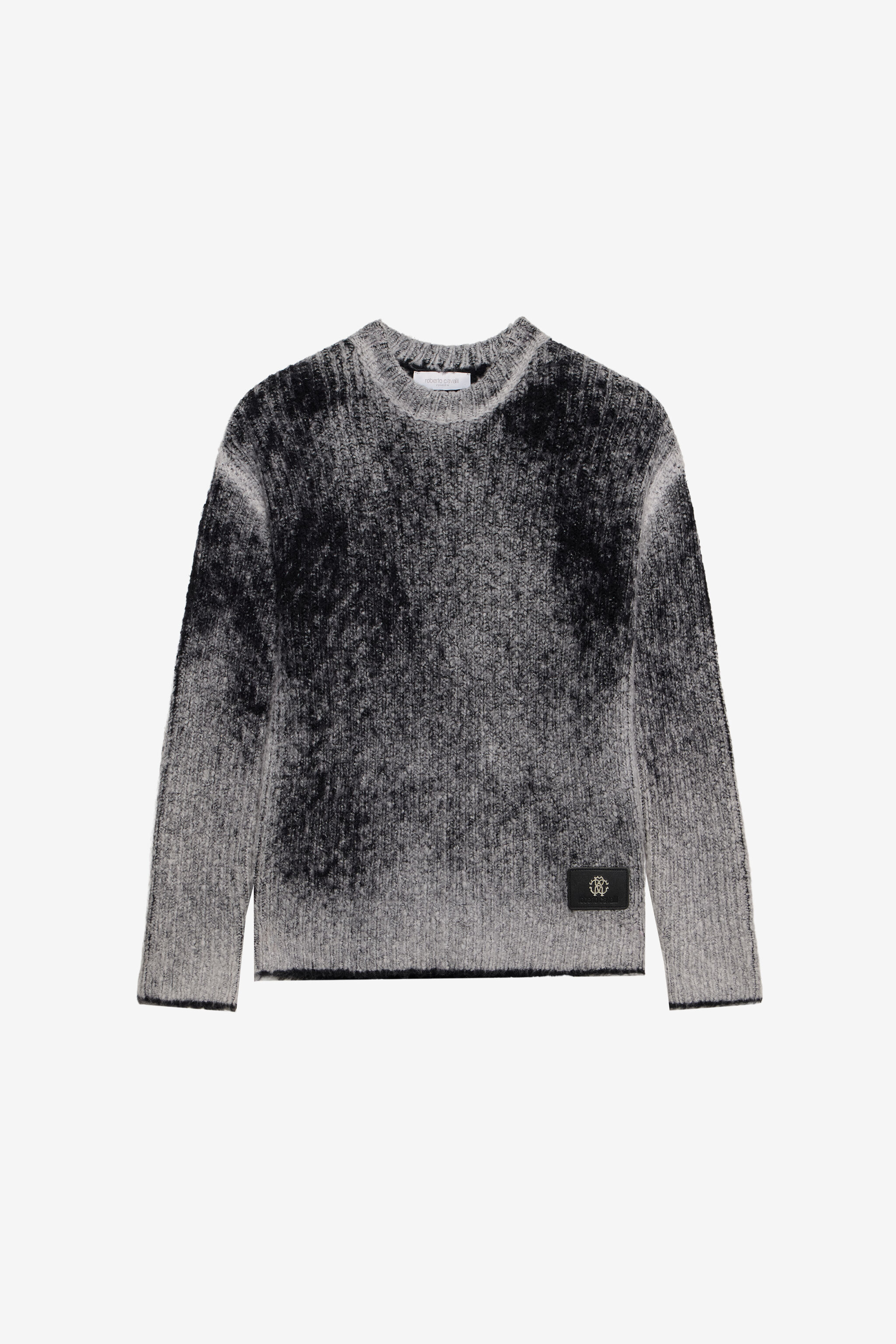 JU Ombré-Strickpullover JU Ombré-Strickpullover BLENDED GREY/BLACK XJM60L-LK001