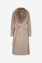 RC Brown Wool Cashmere Coat RC Brown Wool Cashmere Coat TORTORA MELANGE OOT50B-WH016